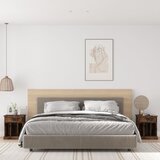  Noćni ormarići 2 kom boja dimljenog hrasta 43x36x50 cm | shoptok.hr