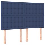 Maison Chic Posteljno vzglavje - Vzglavna omarica 4 kosa moder 72x5x78/88 cm blago, (22077500) Cene
