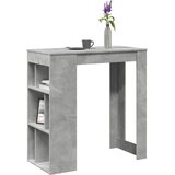 vidaXL Barski stol s stalcima boja betona 102 x 50 x 103,5 cm drveni | shoptok.hr