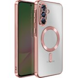 AVIZAR Ovitek za Galaxy A56, združljiv z MagSafe, s kromiranim robom, Roza, (5000190471) | Shoptok.si