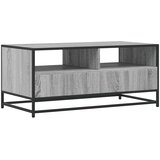  Stolić za kavu siva boja hasta 100x50x45 cm od drva i metala | Eponuda.com