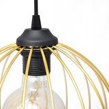  Luster na sajli MERCURE 3xE27/15W/230V zlatna/crna | Eponuda.com