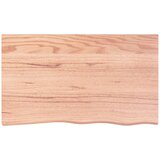  Kupaonska radna ploča svjetlosmeđa 100x60x(2-6) cm masivno drvo | shoptok.hr