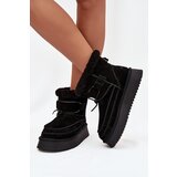 Big Star Suede Snow Boots for Women with Decorative Stitching Big Star | shoptok.hr