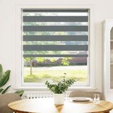 vidaXL Zavjesa zebra 110x100 cm širina tkanine 105,9 cm poliester | shoptok.hr
