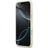 Guess maskica za iPhone 17 Pro kompatibilna s MagSafe (PU s logom od zrnaste strass tkanine) bež | shoptok.hr