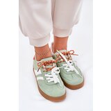 Boto Low Women's Sneakers With Double Lacing Green Ventus | Shoptok.si