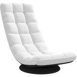 Furnova Vrtljiv talni stol bela 70x51x79 cm blago, (21925316) | Shoptok.si