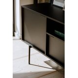 noo.ma Crna TV komoda 180x79x50 cm Bau – | shoptok.hr
