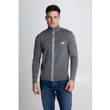 Legendww pamucni muski dzemper sa rajsferslusom u sivoj boji | ePonuda.com