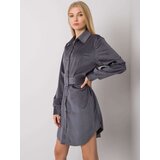 Italy Moda Dress-DHJ-SK-10333.12P-Graphite | Shoptok.si
