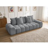 Bobochic Paris Temno siva raztegljiva/s prostorom za shranjevanje sedežna garnitura iz šenilje 278 cm Everest – | Shoptok.si