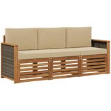  Setovi sofa 3 kom. Čvrsto drvo akacije | shoptok.hr