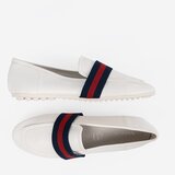 Shelvt White ballerinas with decorative stripes | shoptok.hr