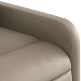  Naslonjač od umjetne kože boja cappuccina | shoptok.hr