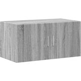  The Living Store Stenska omarica siva sonoma 80x42,5x40 cm inženirski les - Stenska Omarica, (21496172) | Shoptok.si