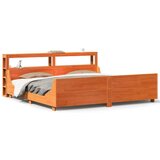 vidaXL okvir kreveta bez madraca voštano smeđi 180x200 cm od borovine | shoptok.hr
