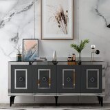 Hanah home karya - anthracite, silver anthracitesilver console