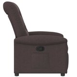  Naslonjač od tkanine tamnosmeđi | shoptok.hr