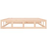  Okvir za krevet 200 x 200 cm od masivne borovine | shoptok.hr