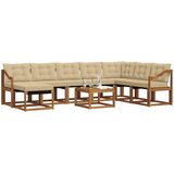  Set vanjskih sofa 9 kom. Prirodna i bež | shoptok.hr