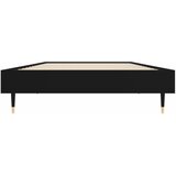  Okvir za krevet crni 75 x 190 cm od konstruiranog drva | shoptok.hr