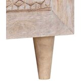 vidaXL Kava Stol s ladicama Bijelo 80 x 54 x 40 cm masivno drvo manga | shoptok.hr