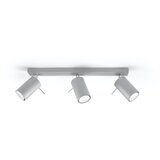 Nice Lamps Siva stropna svetilka Etna, dolžina 45 cm Cene