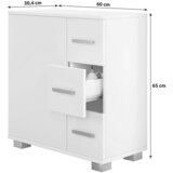MID.YOU Spodnja Omarica Zalo Xl, Bela, Črna | Shoptok.si
