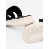 Sergio Leone Women's black platform flip flops by | Shoptok.si