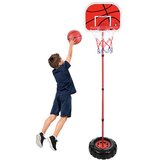 ISO TRADE dječji košarkaški koš s postoljem, podesiv 109–170 cm, s loptom i pumpom | shoptok.hr