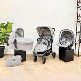Kikka Boo kolica Selina 3in1 set sa autosedištem i tvrdom korpom Dark Grey ( KKB11182 ) | ePonuda.com