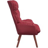  Fotelja Vinska crvena 69 x 74 x 93 cm Umjetna koža | Shoptok.si