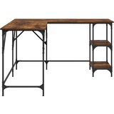  Radni stol boja dimljenog hrasta 139x139x75cm konstruirano drvo | Eponuda.com
