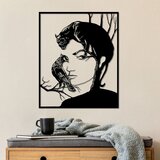 Wallity zidna dekoracija i̇llusion, 46 x 56 cm, crna | ePonuda.com
