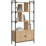  Biblioteka s vratima Sonoma hrast 76,5x30x154,5 cm Konstruirano drvo | shoptok.hr