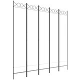 Maison Chic Paravan - Sobne pregrade 5-delni bel 200x200 cm blago, (22111875) | Shoptok.si