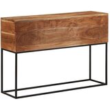  Konzolna miza 110x30x75 cm trden akacijev les in železo, (21242658) | Shoptok.si