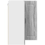 Zidni kutni ormar Siva Sonoma 57 x 57 x 80 cm Konstruirano drvo | shoptok.hr