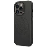 Karl Lagerfeld KLHCP14XFWHK za iphone 14 pro max črna usnjena zaščita - perforated logo | Shoptok.si