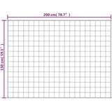  Teška deka svijetla krem 150x200 cm 7 kg od tkanine | shoptok.hr
