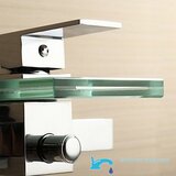 EYN Steklena stenska armatura za kad z načinom slapa | armatura SK9024 | Shoptok.si