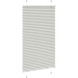 vidaXL Plisirana žaluzija svetlo siva 80x100 cm Širina tkanine 79,4 cm | Shoptok.si