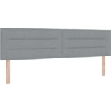  Postelja z vzmetnico Svetlo siva 200 x 180 cm Poliester, (5000128507) Slike
