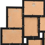 vidaXL Foto okvir za 10x(10x15 cm) fotografij črn MDF | Shoptok.si
