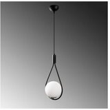 Opviq Vislica MUDONI crna, metal/ staklo, 20 x 15 cm, visina 136 cm, E27 40 W, Mudoni - MR - 937 | shoptok.hr