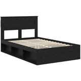  Konstrukcija postelje Črna 120 x 200 cm Masivno borovo les, (5000104134) | Shoptok.si