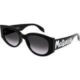 Alexander Mcqueen AM0330S 001 ONE SIZE (54) Črna/Siva Cene