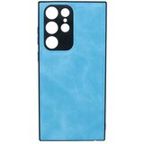  Maska za telefon LEATHER CASE za Samsung S22 Ultra, Svetloplava | Eponuda.com