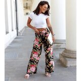 UR/CEO Black floral wide pants Cosimo Cijene